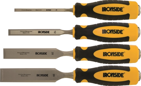 Afbeeldingen van Ironside Steekbeitelset 4 delig 6-26mm