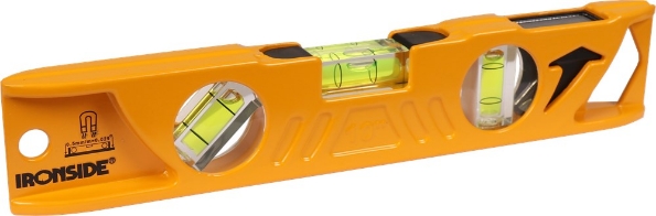 Afbeeldingen van Ironside Magneetwaterpas aluminium 3 libellen 25cm