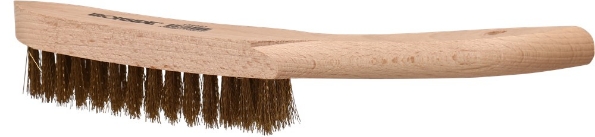 Afbeeldingen van Ironside Staaldraadborstel messing 4 rijden