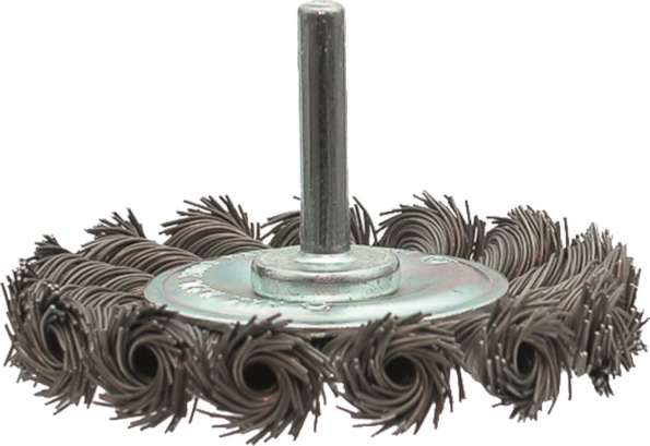 Afbeeldingen van Ironside Roterende staaldraadborstel m6 75mm