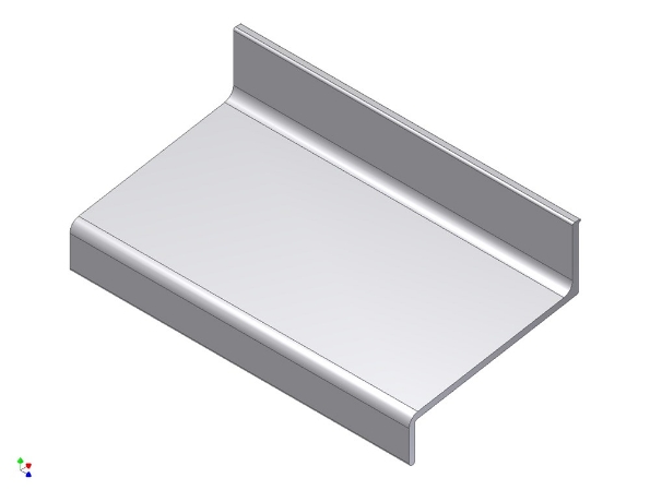 Afbeeldingen van AluArt Waterslagprofiel aluminium 3 meter 15x40x10mm