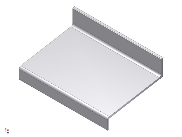 Afbeeldingen van AluArt Waterslagprofiel aluminium 3 meter 15x50x10mm