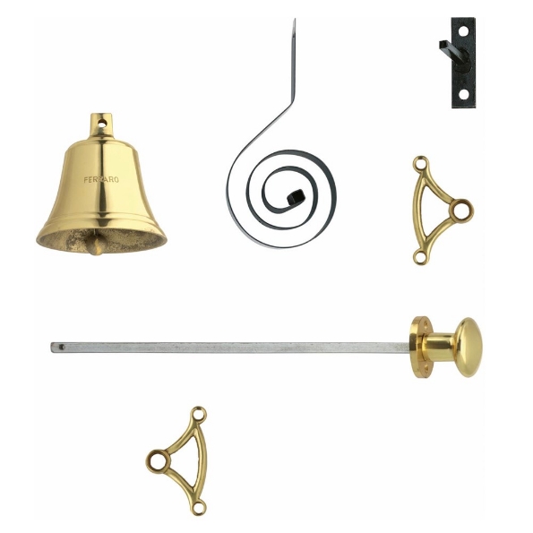 Afbeeldingen van INTERSTEEL Trekbel messing gelakt 3990