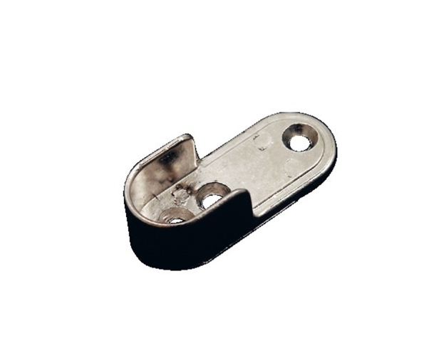 Afbeeldingen van Kastroedesteun open ijzer vernikkeld breedte 17mm