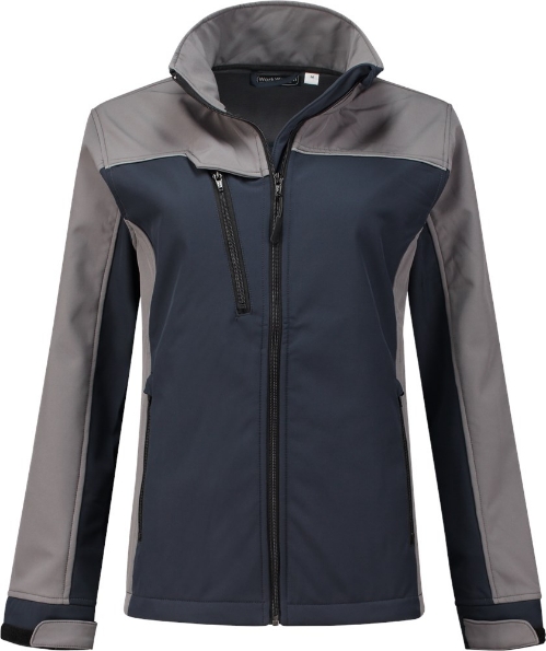 Afbeeldingen van WorkWoman® Softshell Experience Jacket 1.25021 navy/grijs S