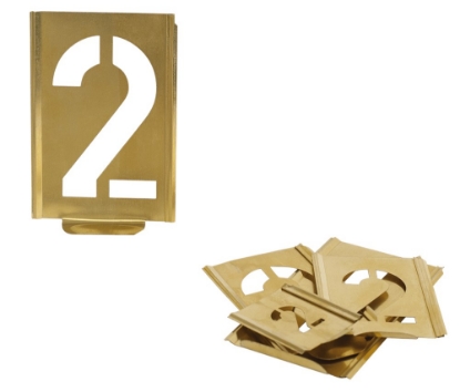 Afbeeldingen van TURNUS Cijfer sjablonen 0 - 9 200mm