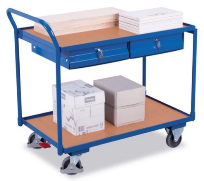 Afbeeldingen van Variofit Tafelwagen +2xlade 1000x600