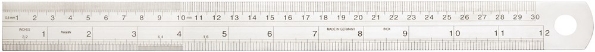 Afbeeldingen van Vogel Liniaal mm/inch 1,0 x 30 x 600mm