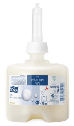Afbeeldingen van Tork Milde Mini Vloeibare Zeep Premium 475 ml