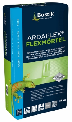 Afbeeldingen van Bostik Tegelpoederlijm Ardaflex Flexmortel grijs 25 Kg