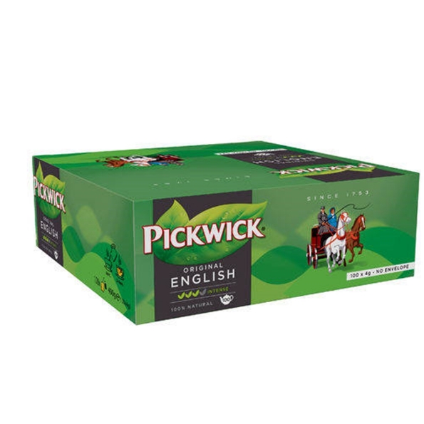 Afbeeldingen van Pickwick Thee Engels zonder envelop 100 x 4 gram