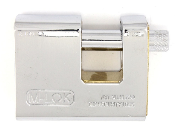 Afbeeldingen van M-LOK Pantserblokslot 72x56x25mm gelijksluitend