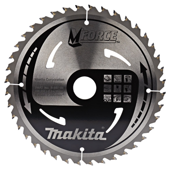 Afbeeldingen van Makita Zaagb mforce 210x30x2,3 40t15g B-08109
