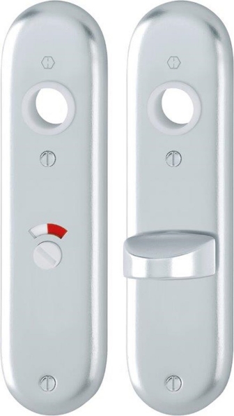 Afbeeldingen van HOPPE Kortschild ovaal 273KP wc63x8 f1