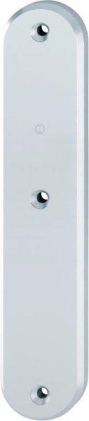 Afbeeldingen van HOPPE Veiligheidsschild ovaal 3214 blind f1, massief afgerond, 10mm dik