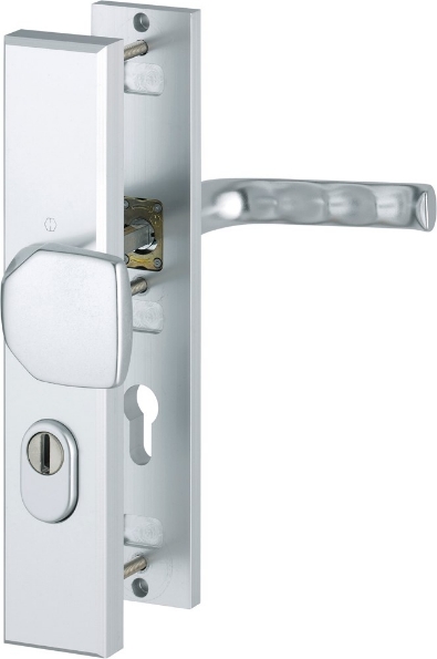 Afbeeldingen van HOPPE Veiligheids voordeurgarnituur London pc55 f1, 61g2236za/2214/113, met kerntrekbeveiliging