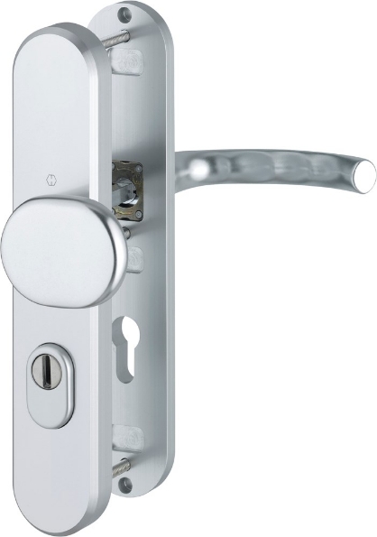 Afbeeldingen van HOPPE Veiligheids voordeurgarnituur Tokyo pc72 f1, 86g3236za/3214/1710, met kerntrekbeveiliging