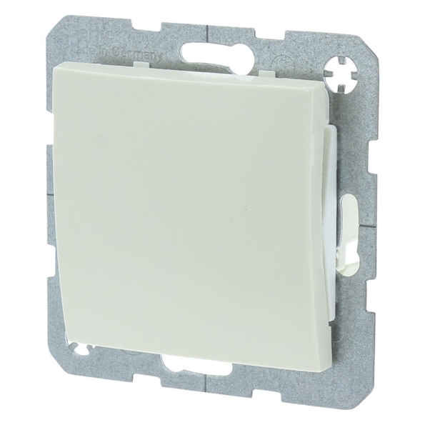 Afbeeldingen van Berker Schakelaar S1 inbouw kruis creme