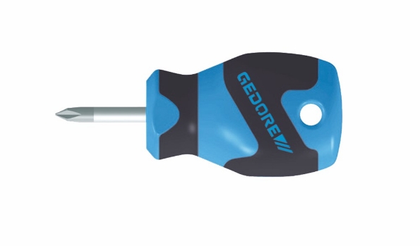 Afbeeldingen van GEDORE Schroevendraaier tbv kruiskop-schroeven PH, kort model 2161 PH1