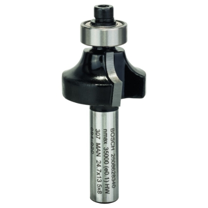 Afbeeldingen van Bosch Afrondprofielfrezen met aanlooplager, dubbelsnijdend hm r=6x13,5x8