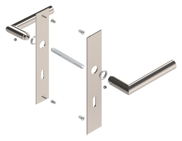 Afbeeldingen van Almar Krukstel op langschild RVS Alba Plano