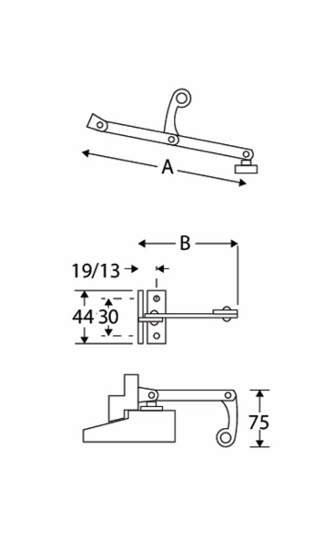 Afbeeldingen van Mi Satori Combi uitzetter Elegant 125mm mat chroom