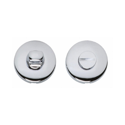 Afbeeldingen van INTERSTEEL Rozet met toilet-/badkamersluiting bol rond verdekt chroom 3163