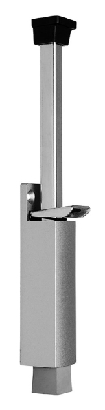 Afbeeldingen van DENI Deurvastzetter 32 x 272mm schootuitslag 120mm zilvergrijs