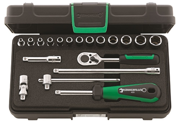 Afbeeldingen van Stahlwille Doppenset 1/4'' 40/13/6K 19delig