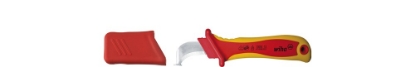 Afbeeldingen van Wiha Ontmantelingsmes haakmesje met glijschoen voor ronde kabel in blister 246 78 SB