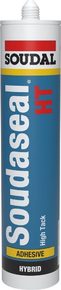 Afbeeldingen van Soudal Hybride Polymeer Soudaseal High Tack zwart 290ml