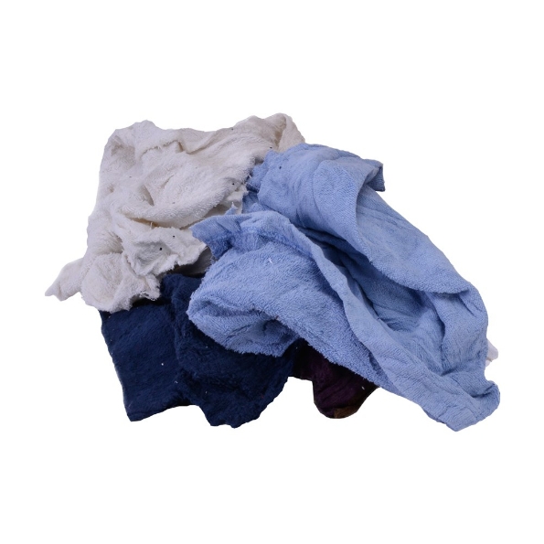 Afbeeldingen van TOWLERS® Poetslap gekleurd Bonte poetslap 10 Kg