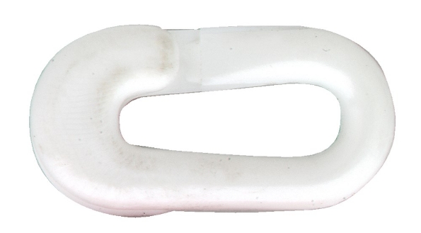 Afbeeldingen van DX Kunststof noodschakel wit 8mm