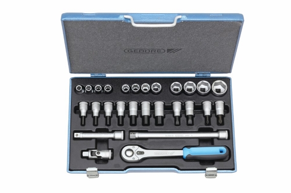 Afbeeldingen van GEDORE Dopsleutelset 1/2" 27-delig 19 IMU-10