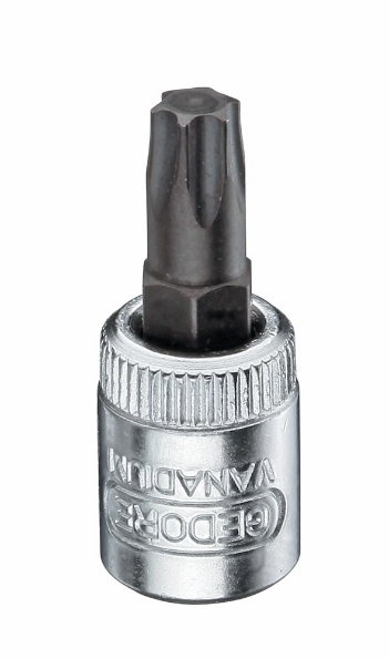 Afbeeldingen van GEDORE Dopsleutel-schroevendraaier 1/4" tbv inwendige TORX® schroeven ITX 20 TX25