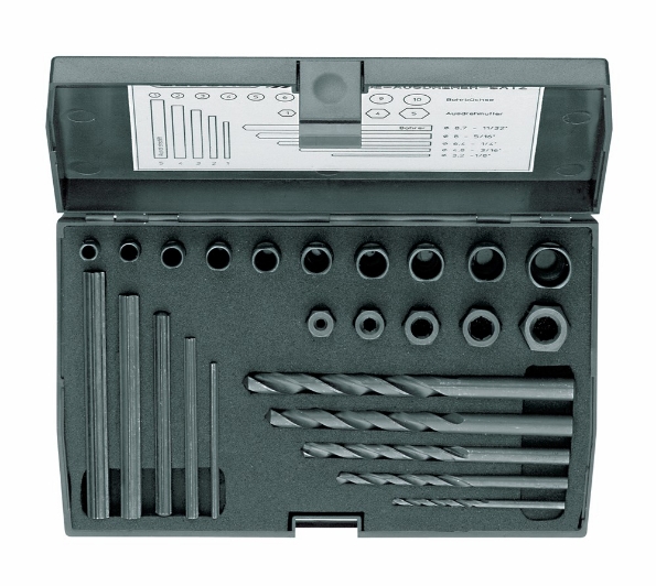 Afbeeldingen van GEDORE Tapeind-uitdraaierset 25-delig 8552-025 m5 - m16