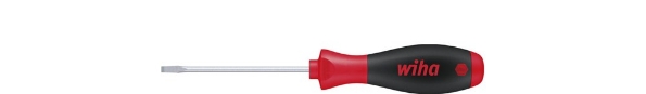 Afbeeldingen van Wiha Schroevendraaier SoftFinish sleufkop met ronde schacht voor diepliggende schroeven 302 3 x 80