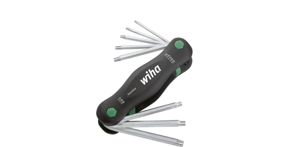 Afbeeldingen van Wiha Multitool PocketStar TORX® 8-delig SB-versie met euroslot ophanger 363P