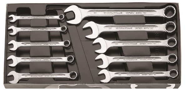 Afbeeldingen van Stahlwille Set steekringsleutels 13/10KT 10 delig