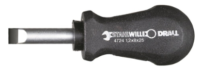 Afbeeldingen van Stahlwille Sleufschroevendraaier kort 4724-3,5X25mm