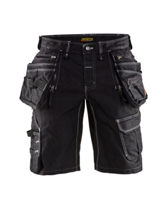 Afbeeldingen van Blåkläder Short Denim Stretch X1900 1992 zwart 44