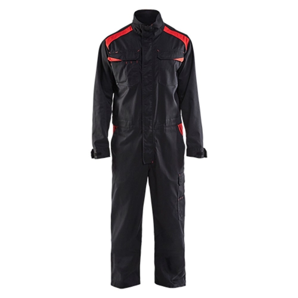 Afbeeldingen van Blåkläder Overall Industrie 6054 zwart/rood 60