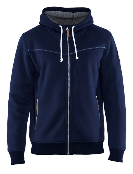 Afbeeldingen van Blåkläder Hoodie met warme voering 4933 Marine Blauw 3XL