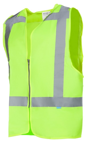 Afbeeldingen van Sioen Solaka verkeersvest RWS 9052 fluor geel XL