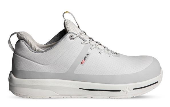 Afbeeldingen van Redbrick Veiligheidsschoen laag aluminium neus en composiet zool S3 Motion Spark wit 48