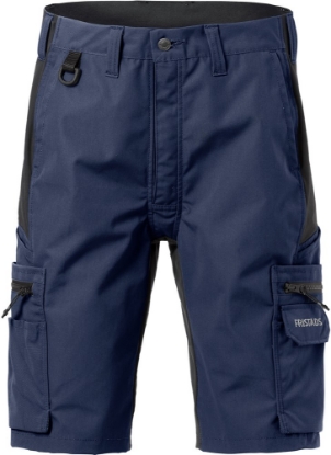 Afbeeldingen van FRISTADS Service Korte Broek Stretch 2702 PLW Marineblauw/zwart C58