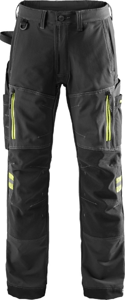 Afbeeldingen van FRISTADS Werkbroek Stretch 2578 STP Zwart C64