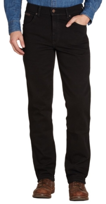 Afbeeldingen van Wrangler Texas Stretch zwart spijkerbroek W42-L36