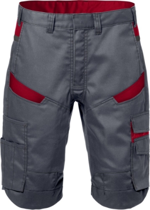 Afbeeldingen van FRISTADS Korte Broek 2562 STFP grijs/rood C44