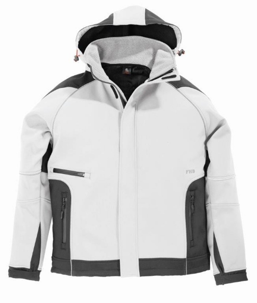Afbeeldingen van FHB Winterjas Walter Wit/Antraciet 3XL